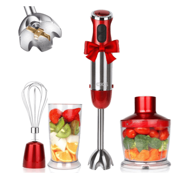 KOIOS 800W 4-in-1 electric hand blender