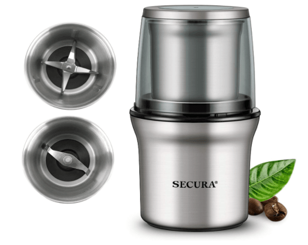Secura coffee and spice grinder